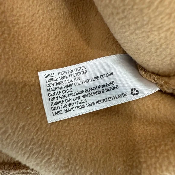 JoyLab Sherpa Jacket/Pullover in Camel - Picture 10 of 14